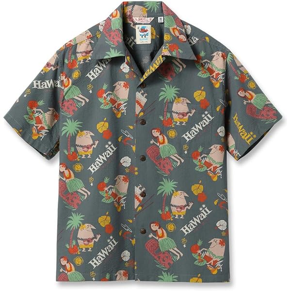 Amazon.co.jp: [サンサーフ] DOBBY COTTON OPEN SHIRT “OCEAN